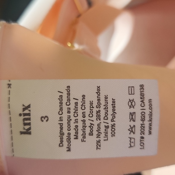 Knix Women's WingWoman Contour Wireless Bra in Honey Peach Size 36B, 38B, 36C - Picture 14 of 14